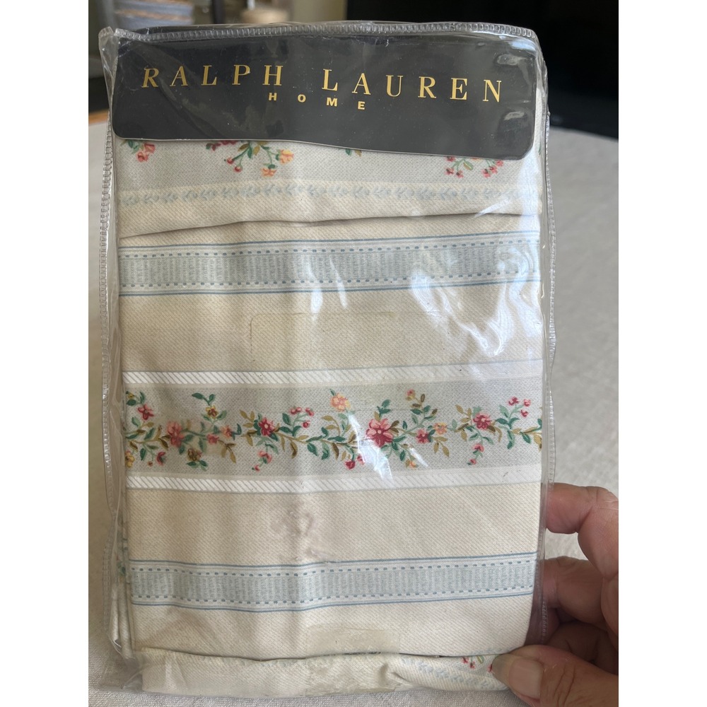 ViRalph Lauren Home Vintage Julianne Floral King Pillowcase Set Rare New Cotton